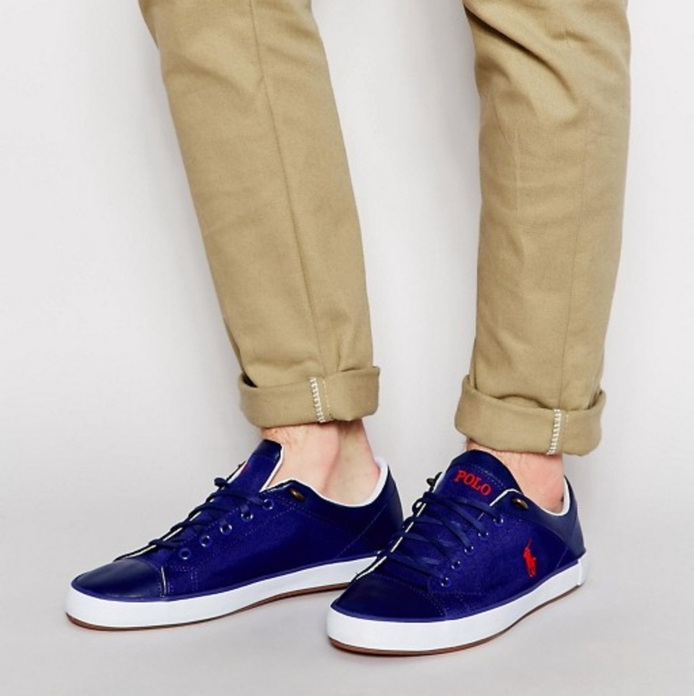 Polo Ralph Lauren Blue Preppy Cordura Sneaker